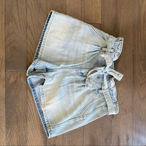 Women’s Jean Shorts Tie-Front